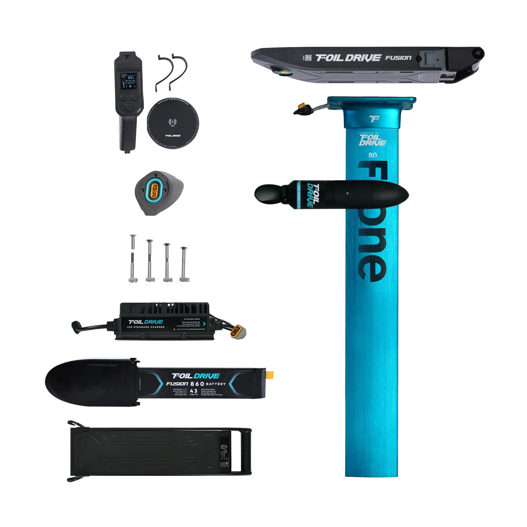 FOIL DRIVE Fusion x F-ONE Integrated Aluminium Mast